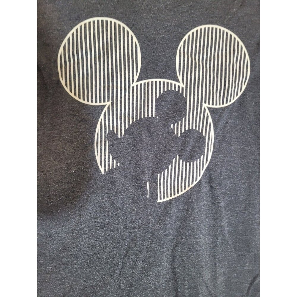 Disney Mickey Mouse T Shirt Kids XL 14-16 Gray Short Sleeve Old Navy Crew Neck - Picture 2 of 6